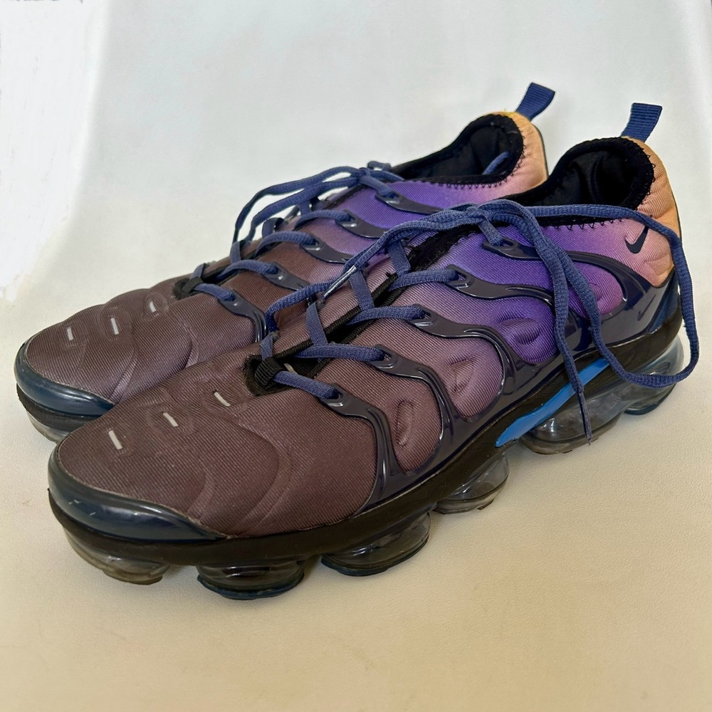 Purple and Black Nike Vapormax Sneakers